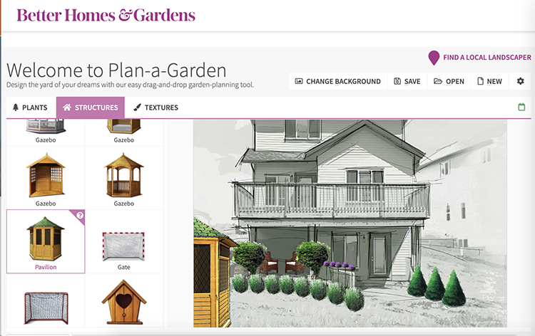 apps and tools for landscape design better homes and gardens plan-a-garden