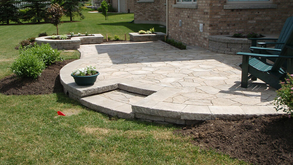 Flagstone Look on a Paver Budget - A Touch of Dutch Landscaping ...