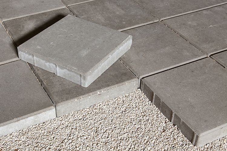 Pavers gravel stone engineered concrete sand