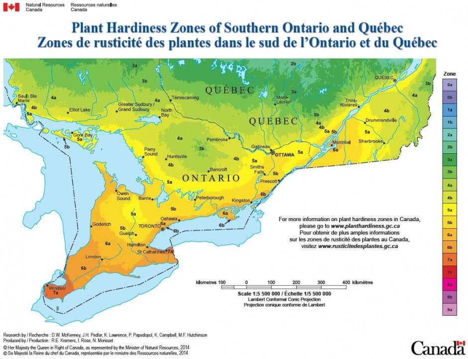 hardiness zones ontario stratford perth county ministry of natural resources