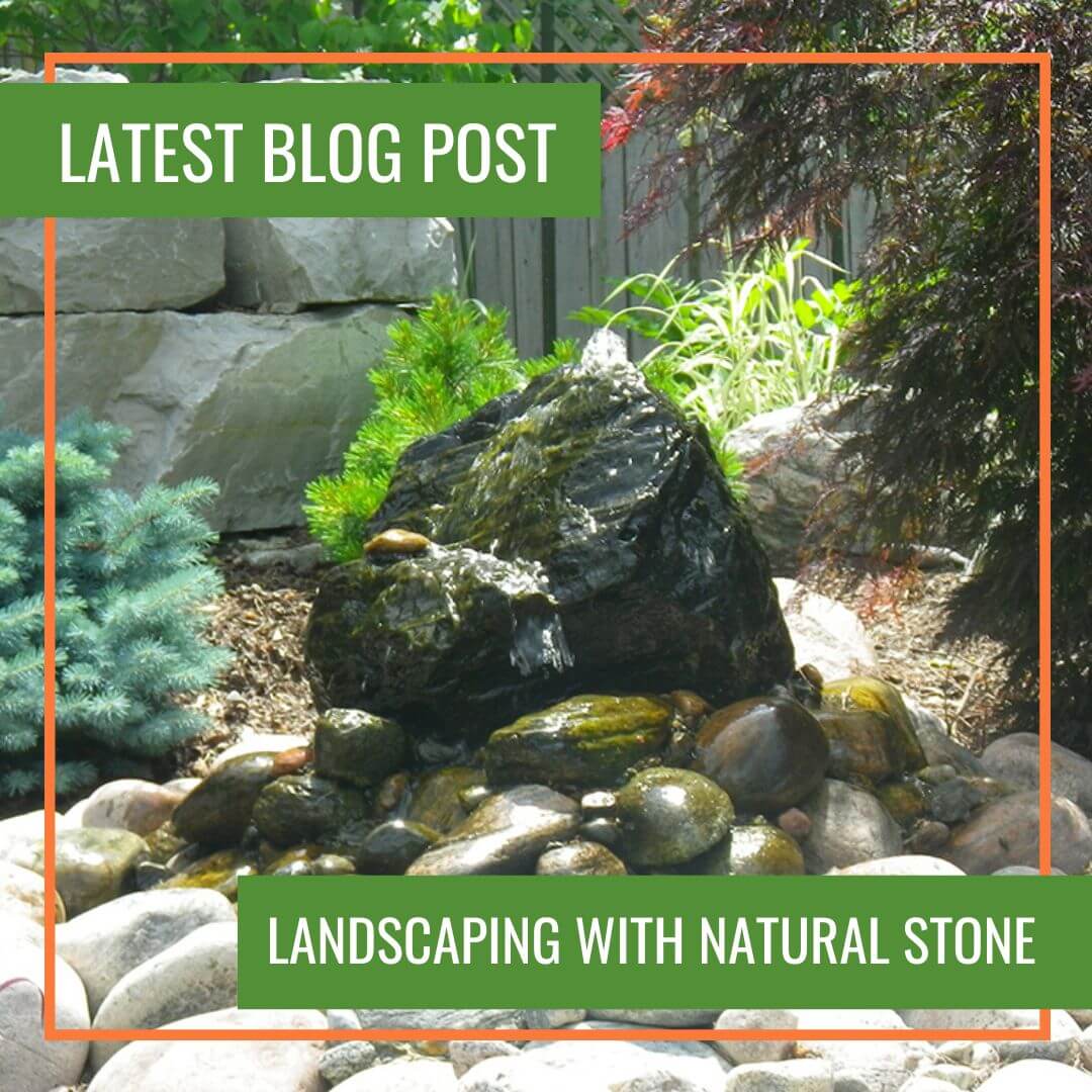 Landscaping with Natural Stone blog post
