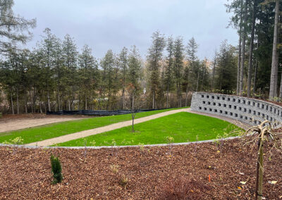 Unique Retaining Wall in Cambridge, Ontario