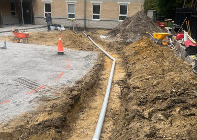 CAS Goderich Landscaping Project including hardscaping softscaping general contracting