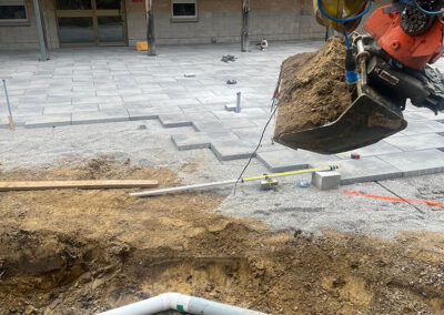 CAS Goderich Landscaping Project including hardscaping softscaping general contracting
